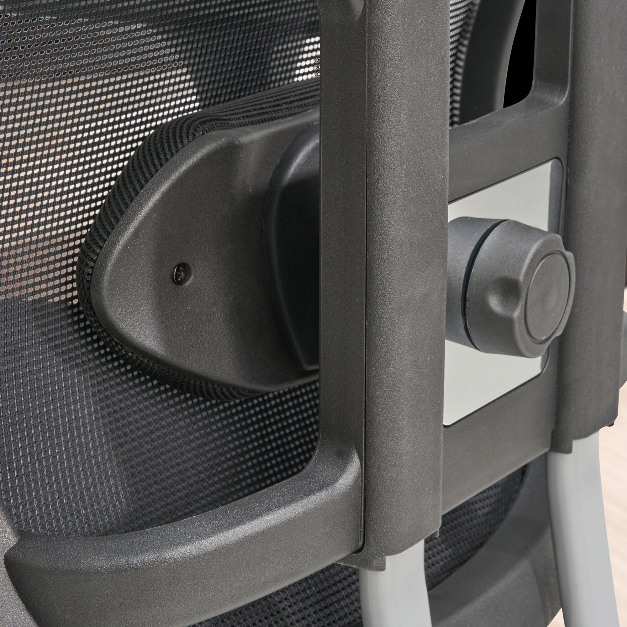Bürostuhl FineBuy Schreibtischstuhl Mesh Schwarz Drehstuhl Ergonomisch 120 kg
