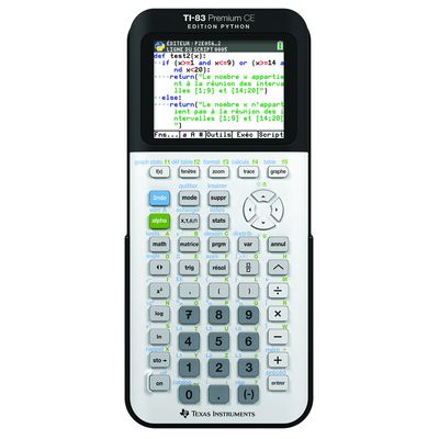 Calculatrice graphique TI83 Premium - Edition Python - reconditionné