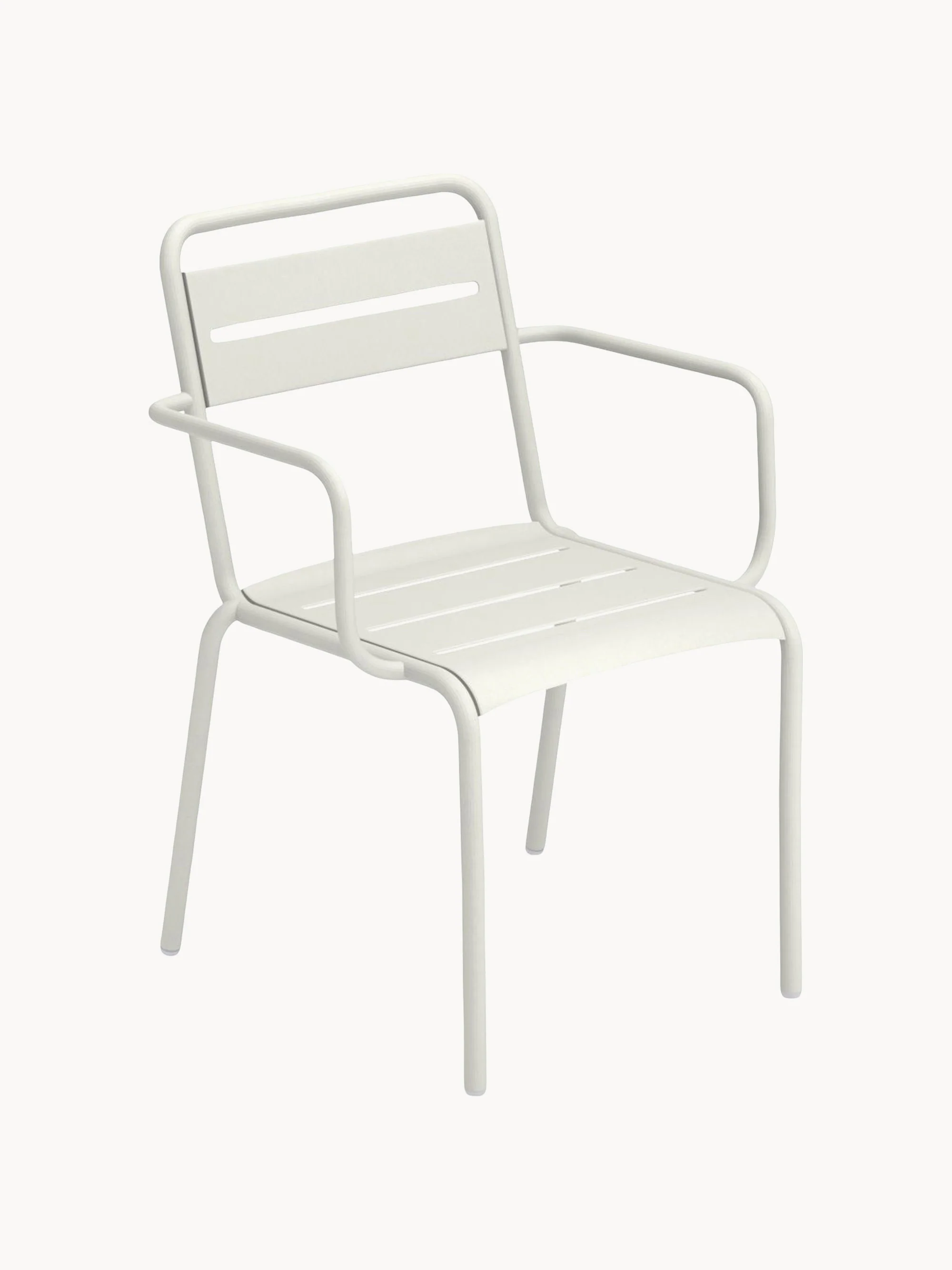 Stapelbare tuinstoelen Star met armleuningen, 2-delig