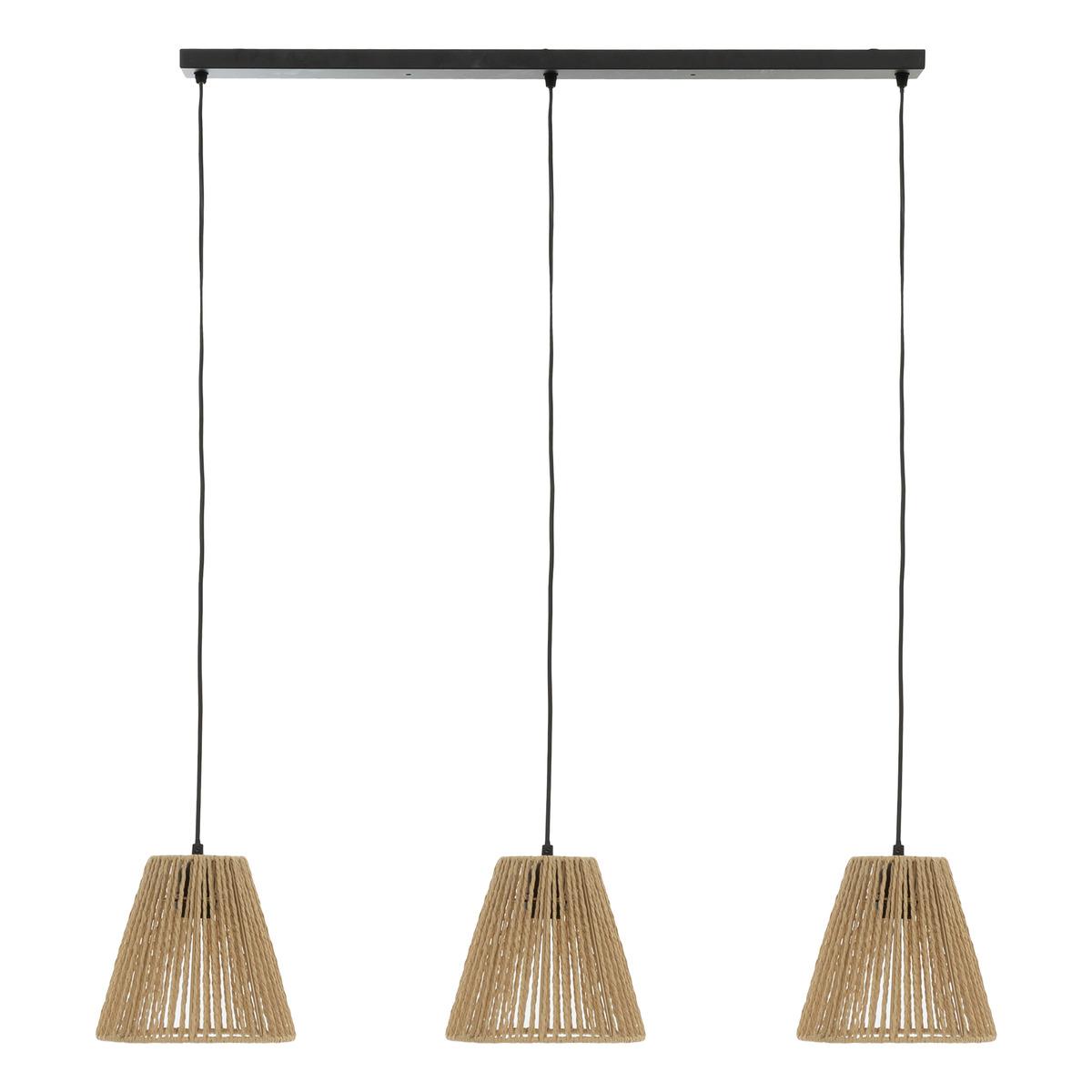 SUSPENSION X3 CORDE GIADA NATUREL D.20CM