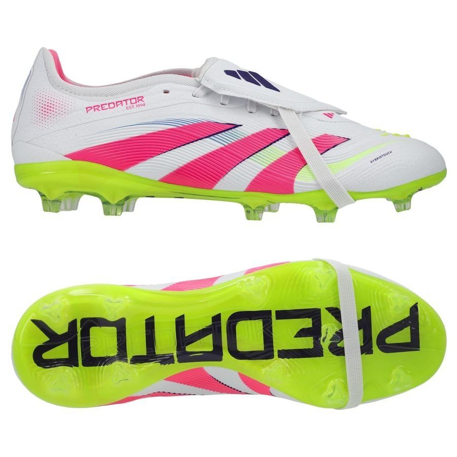 adidas Predator Pro Fold-over Tongue FG Celestial Victory - Blanc/Lucid Pink/Lucid Lemon