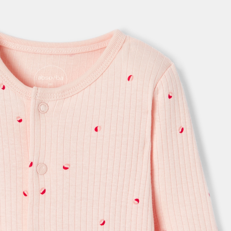 Dors-bien en coton matelassé bio rose mixte Absorba
