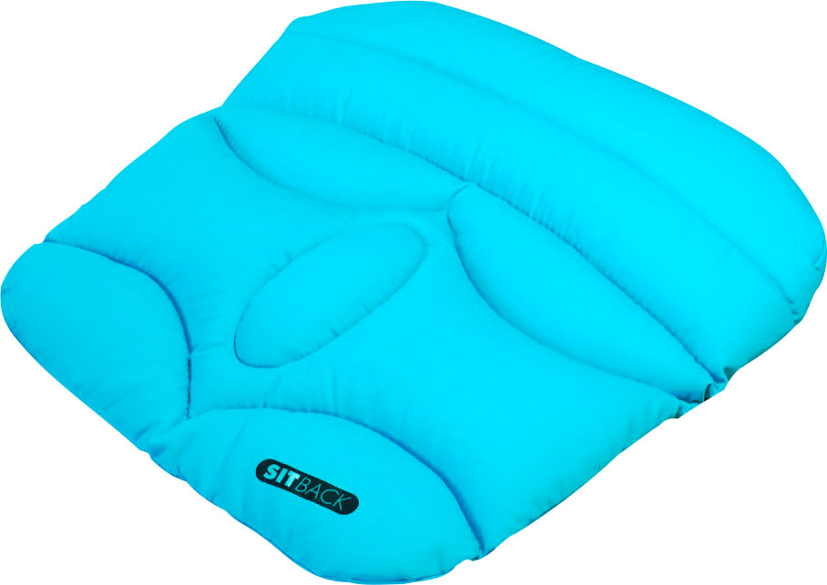 Sitback Basic Living Fahrzeug Sitzkissen 44 x 42 cm Südsee Blau