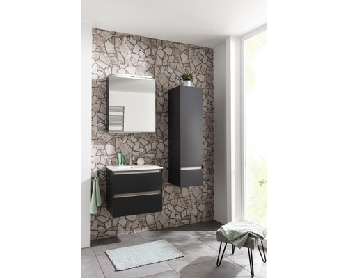 Badmobil inbouwwastafel Miami Vice 61 x 39 cm glanzend wit 7916233