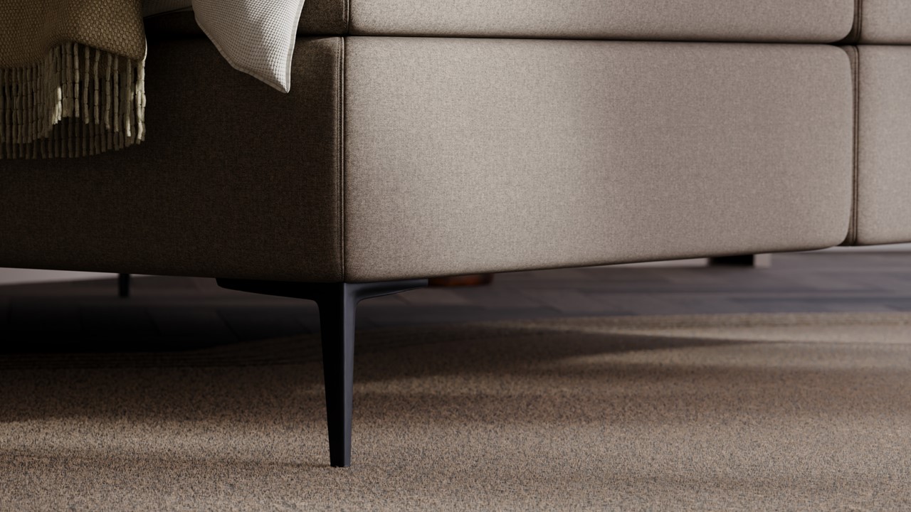 Boxspring Glade - Warm wool grey