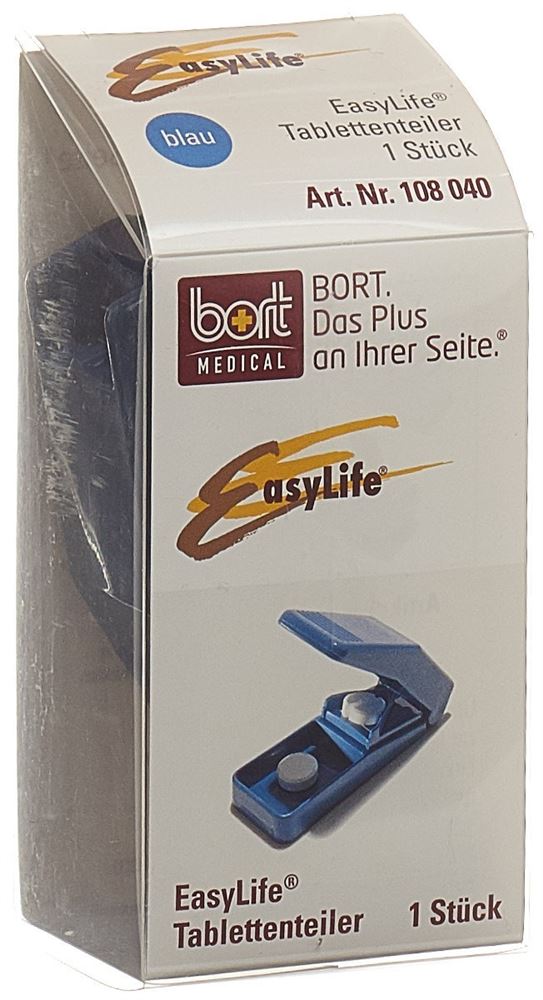 BORT Tablettenteiler blau 1 Stk