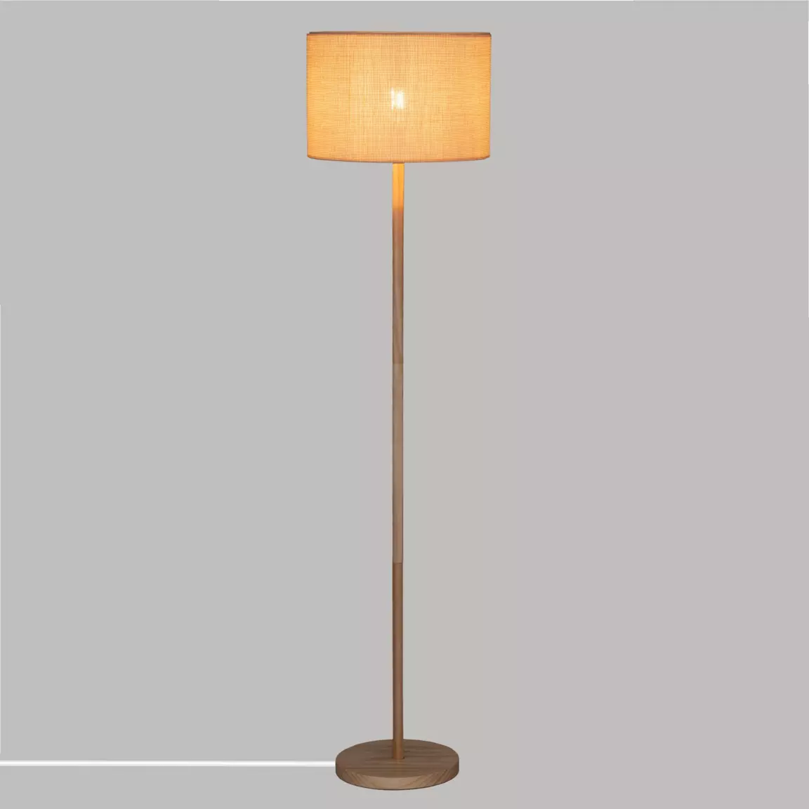Lampadaire en bois (H150 cm) Della Beige