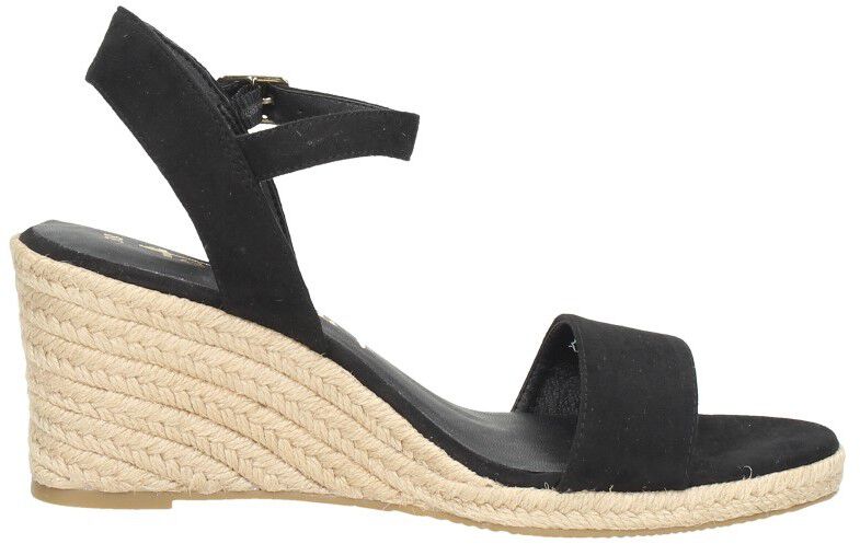 Tamaris Sandalen Touwzool zwart