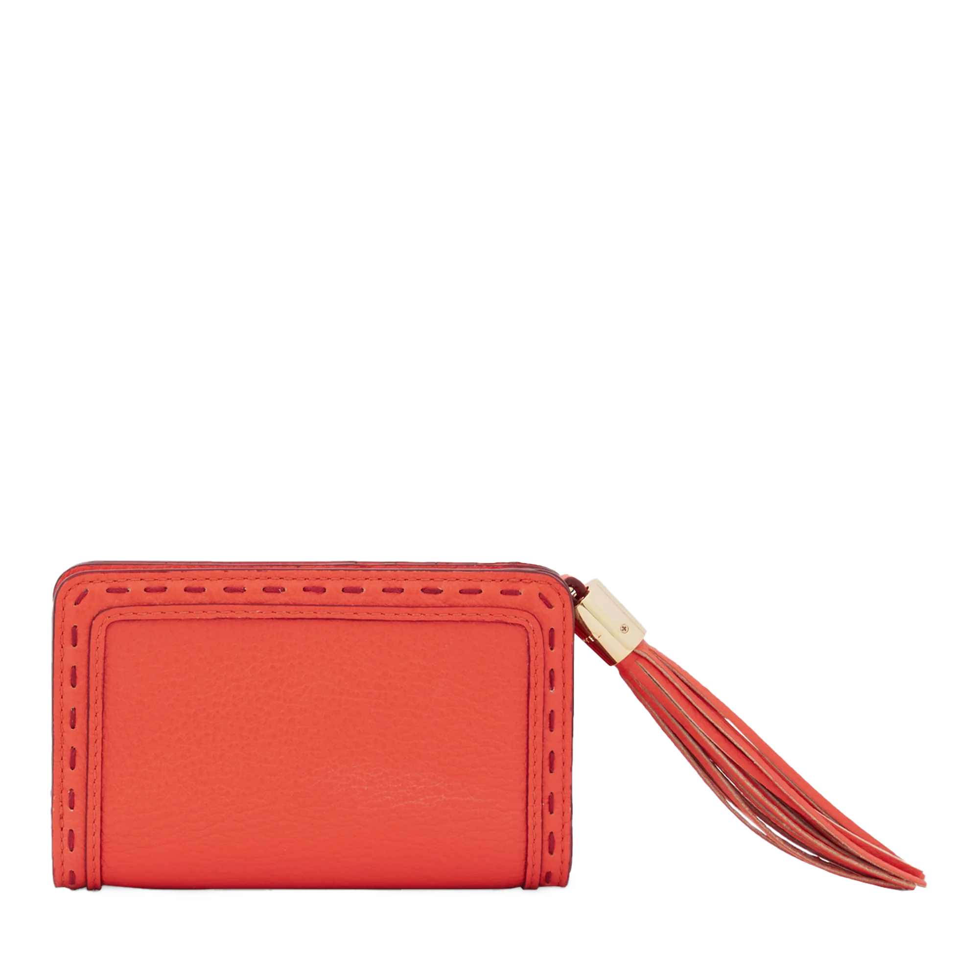 Portefeuille rectangulaire compact zippé Premier Flirt de Lancel-Citrouille