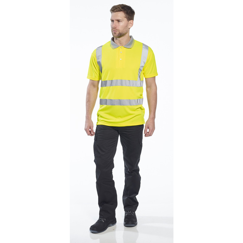 Portwest Hi-Vis poloshirt L