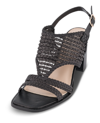 B&CO Damesandal med hæl Sort 4214104010