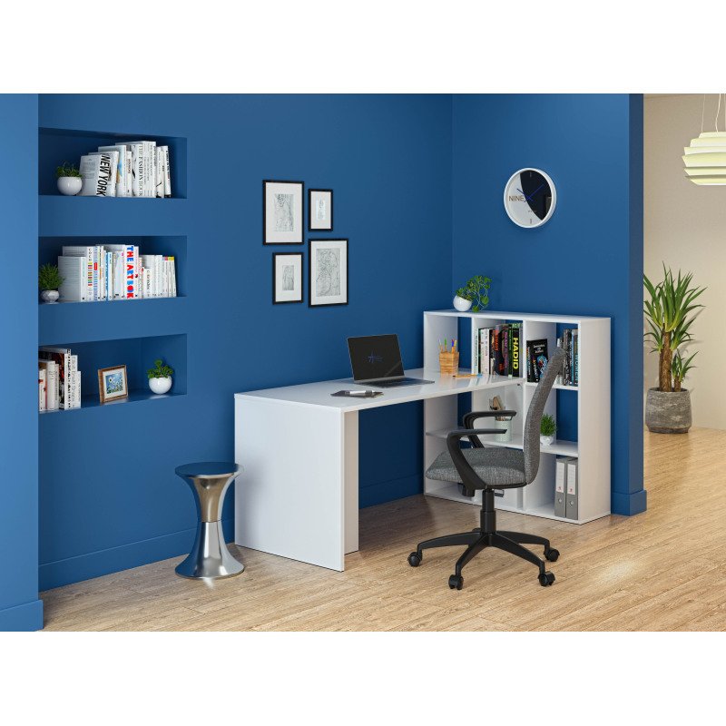 Bureau d'angle Maxicube 9 cases L 169 x P 104,4 cm