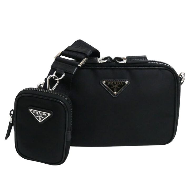 Prada Vintage Prada Crossbody Bag Black