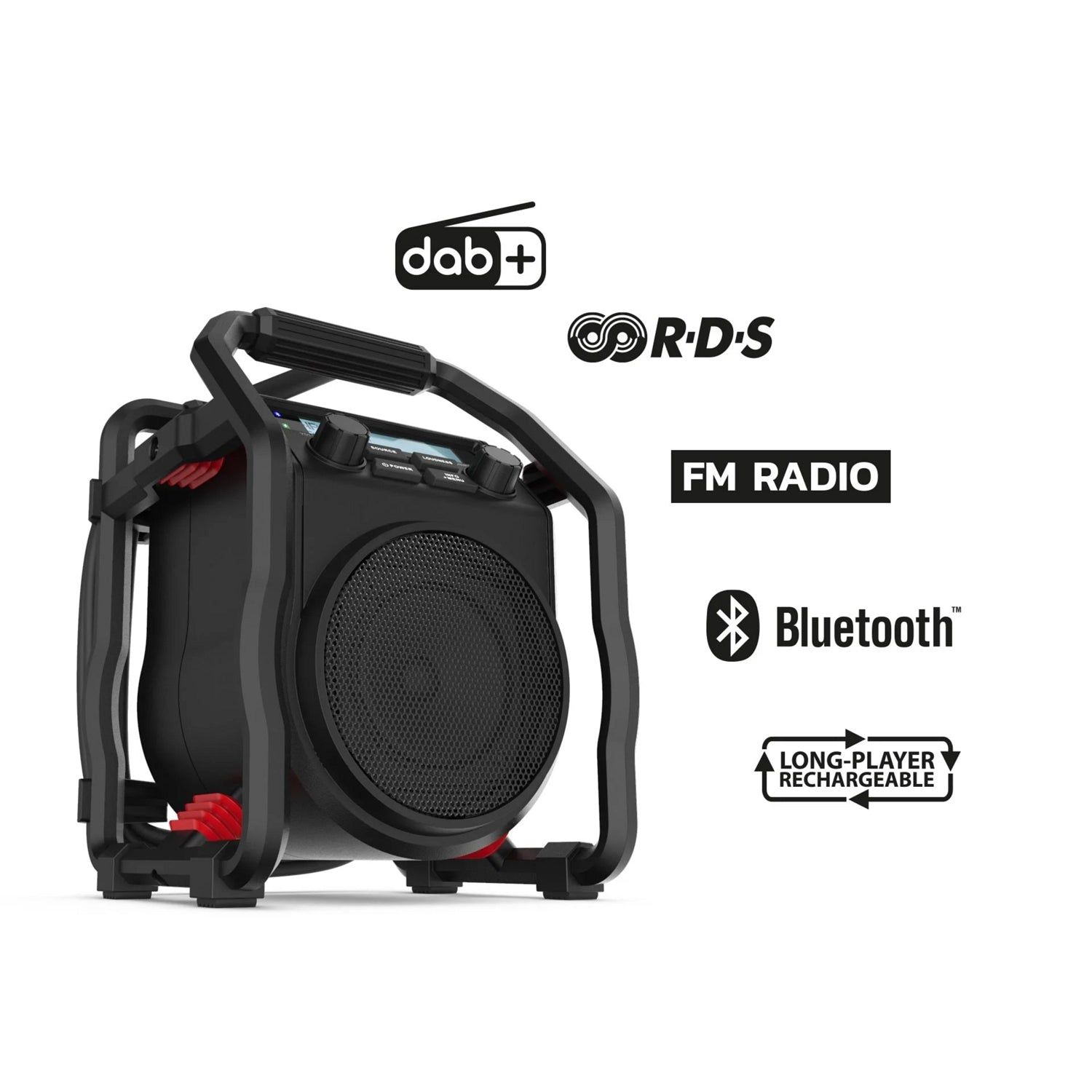 Perfectpro UBOX 400R2 Bouwradio DAB  Bluetooth Oplaadbaar - UB400R2