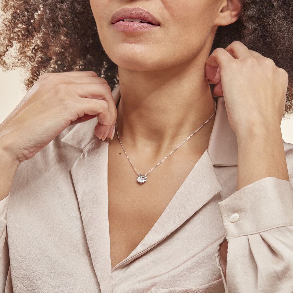 Collier Argent Tancrede Oxydes De Zirconium