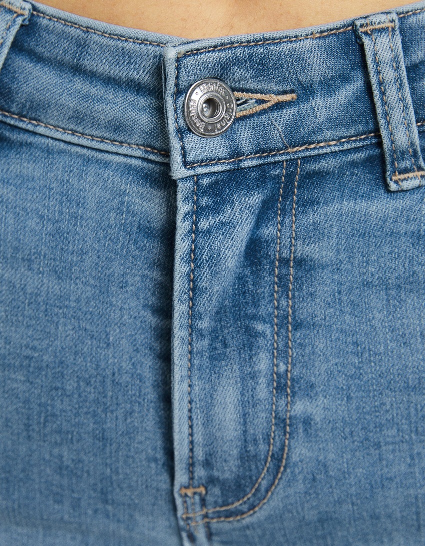 calça jeans skinny vintage de cintura baixa