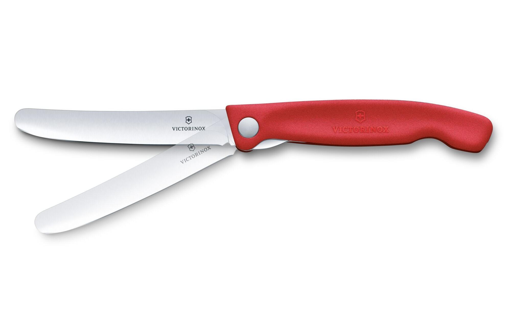 Picknickmesser Swiss Classic, 11 cm, RotLeichtes, faltbares Gemüsemesser