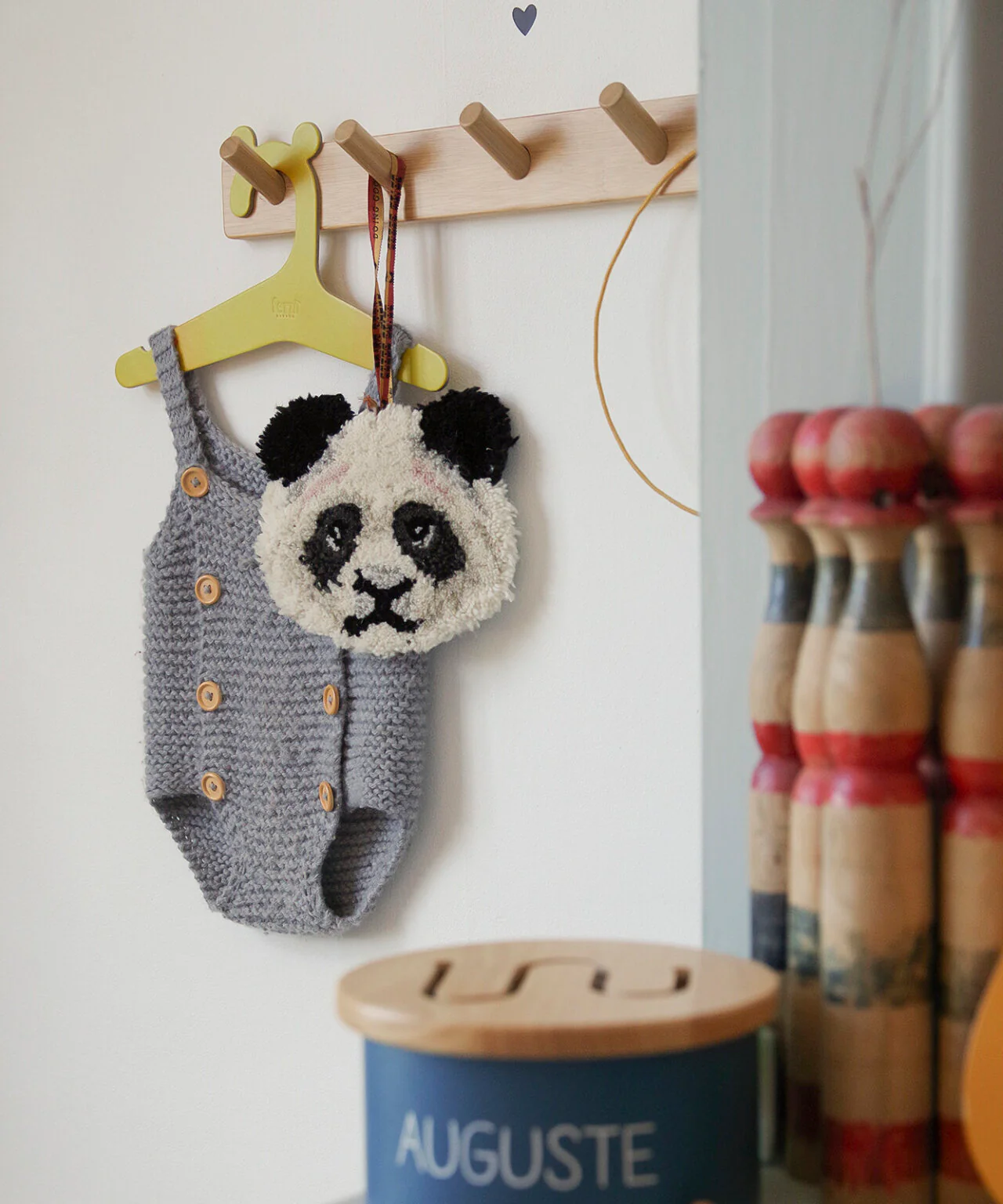 Doing Goods  Plumpy Panda ophæng - Off White