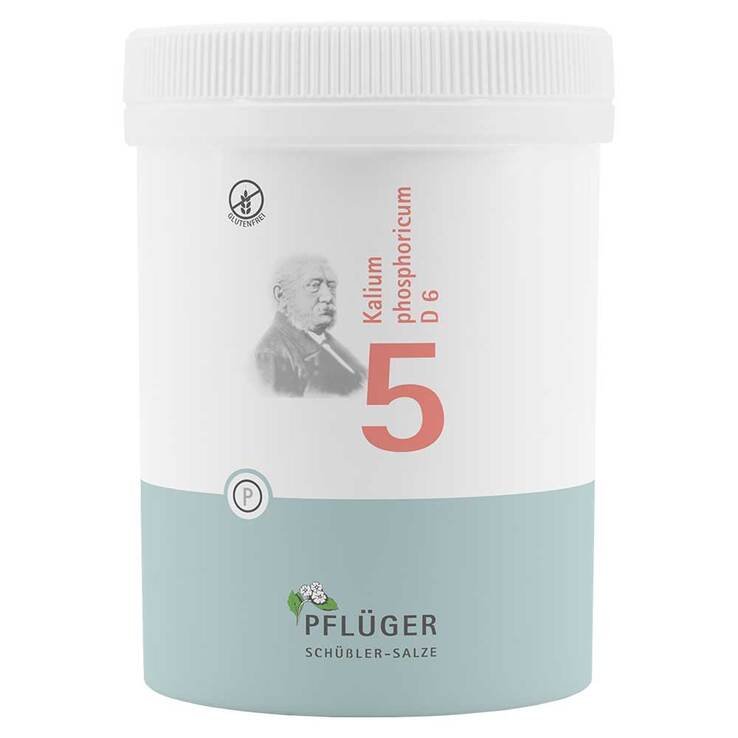 Biochemie Pflüger 5 Kalium phosphoricum D 6 Tabletten, 1000 St