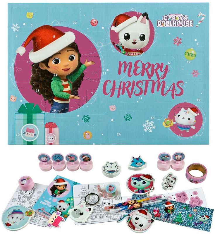 GACY8027 - Gabby's Dollhouse Adventskalender - Meerkleurig - Gevuld met 24 Verrassingen
