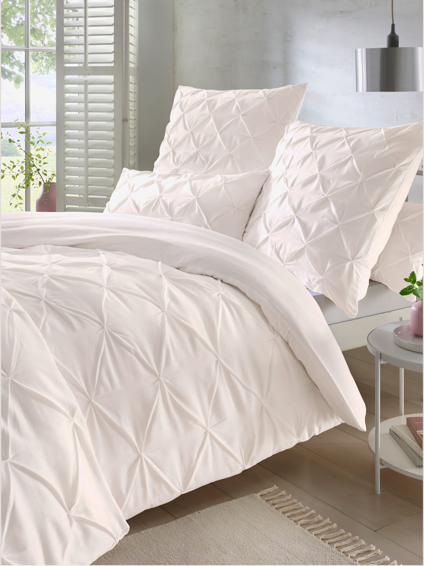 Linge de lit superbe qualité satin maco
