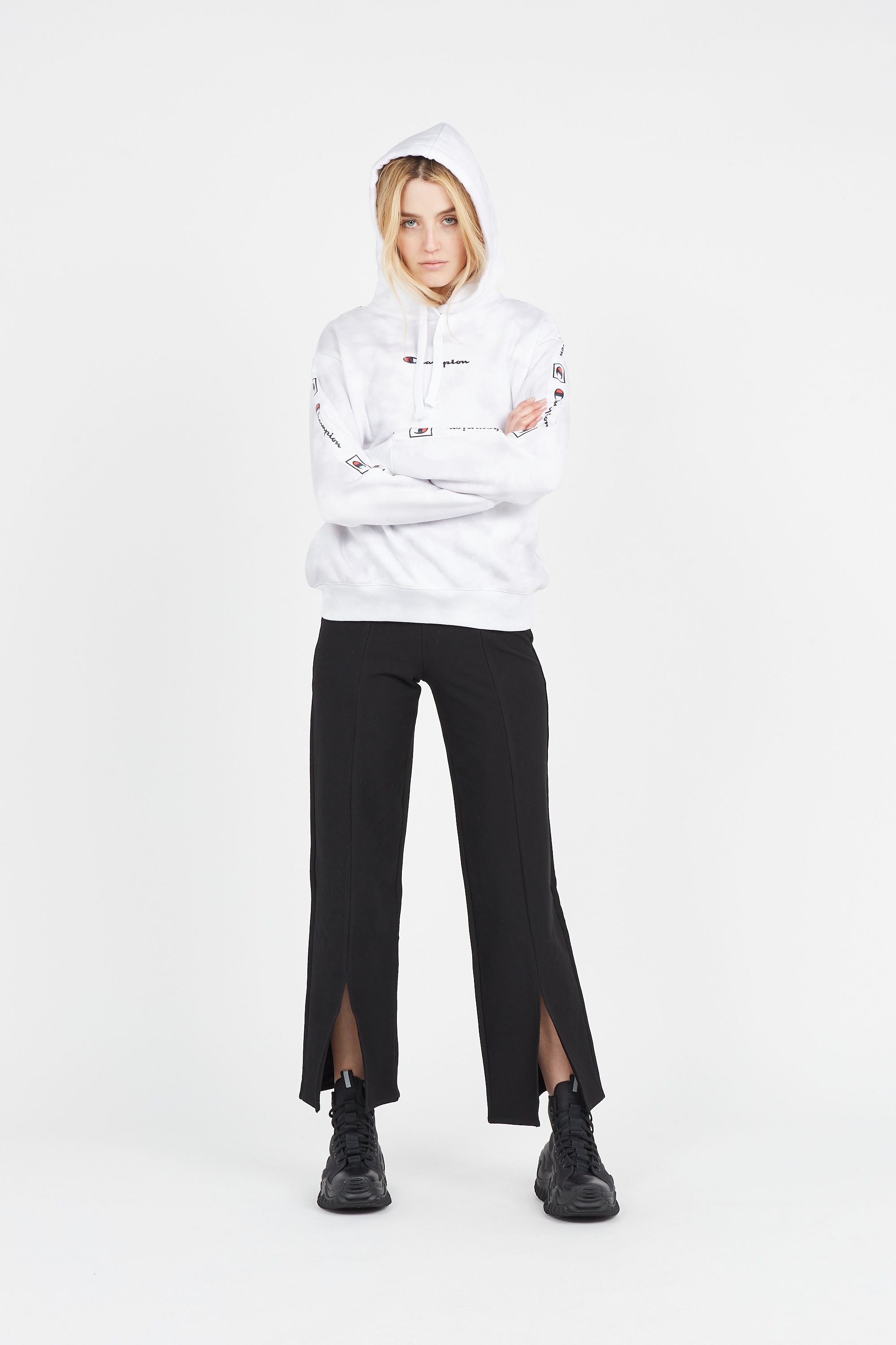 CHAMPION Hoodie  Blanc