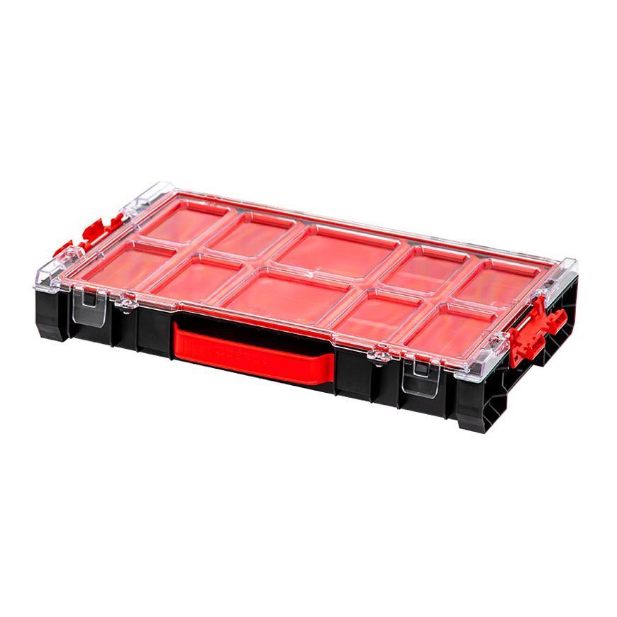 PROREGAL QBRICK Assortimentsdoos Pro HxBxD 30 x 45 x 8 cm 5 liter Met deksel Handvat met klemsluitingen Zwart
