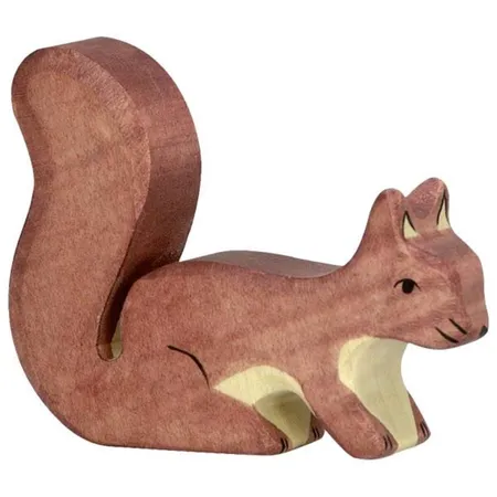 Eichhörnchen, stehend, braun