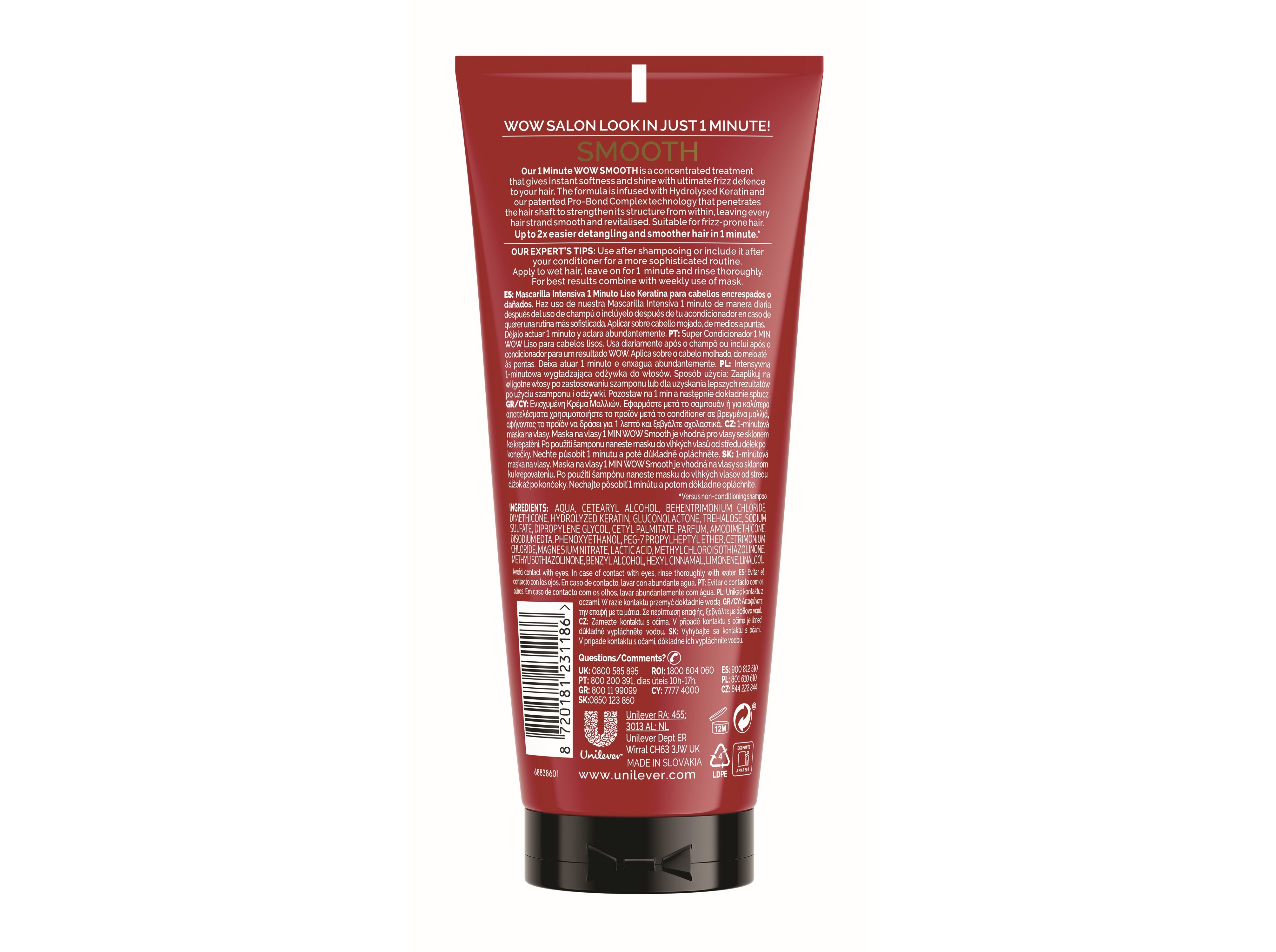 CONDICIONADOR TRESEMMÉ 1 MINUTE WOW SMOOTH 170ML