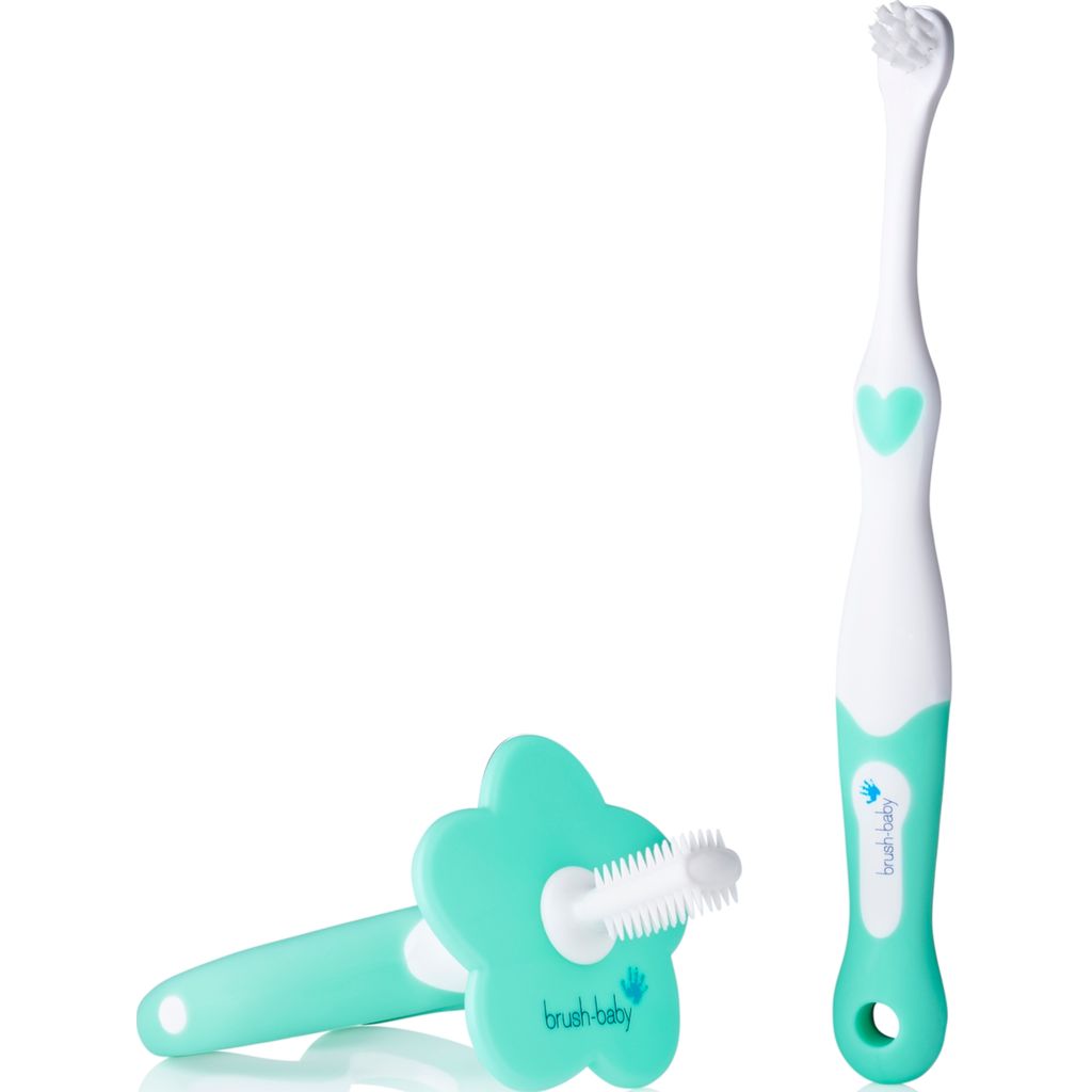 Brush-BabyBrush-Baby   Zahnbürste und Zahnungshilfe für Babys
