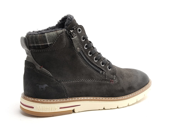 Mustang boots bottine homme 4149601 gris