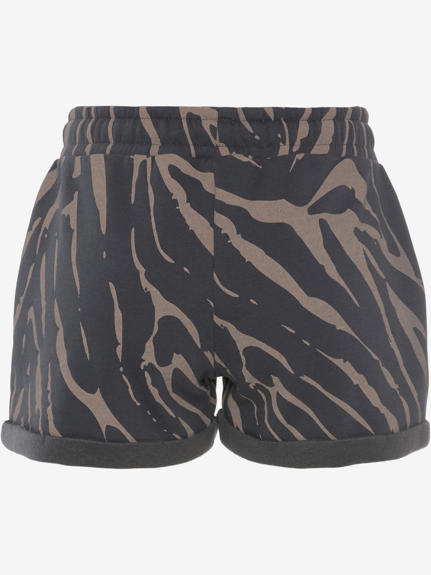 Short décontracté short avec motif zèbre