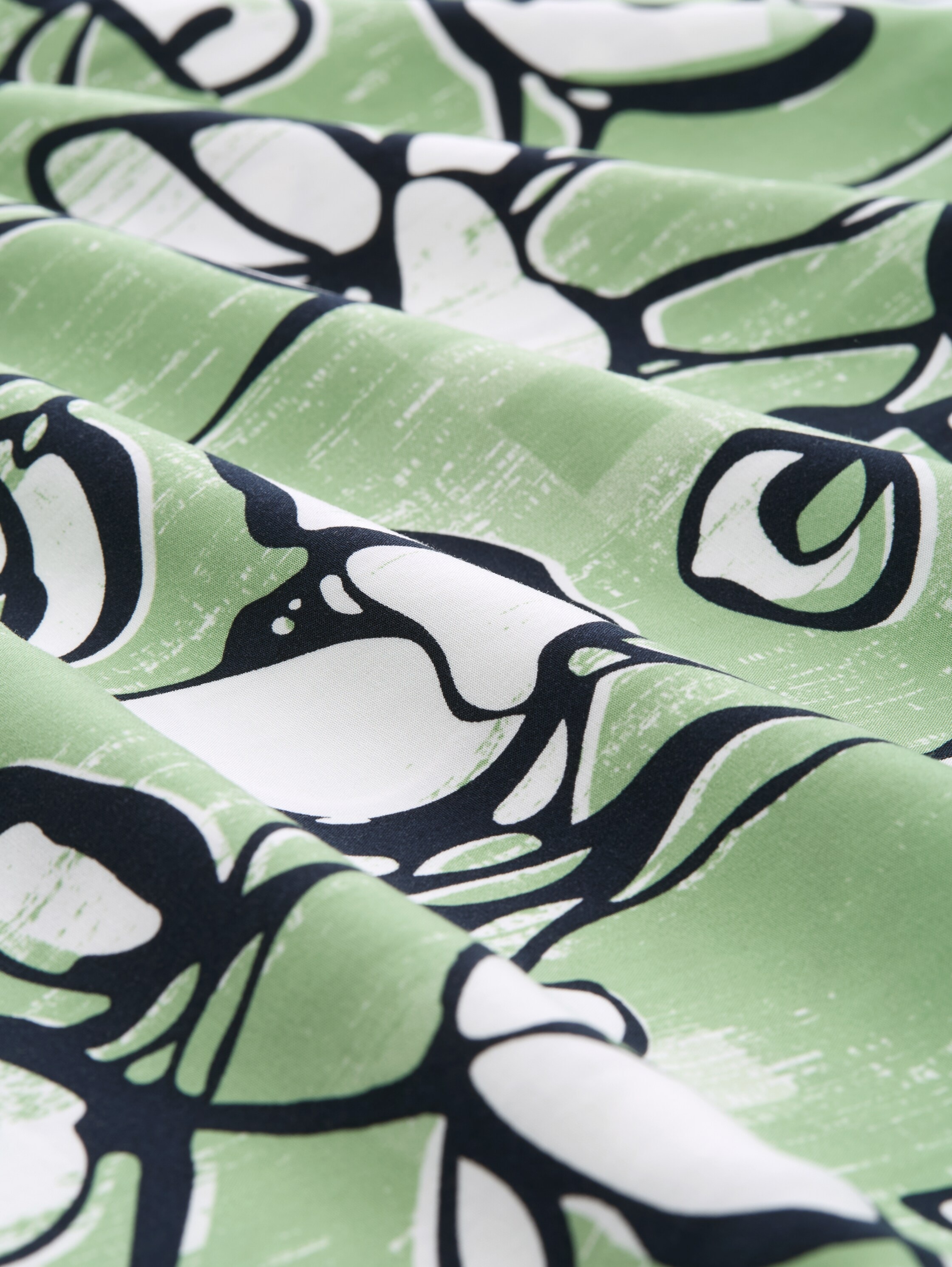 TOM TAILOR PLUS Kurzarmbluse , mit All-Over Print