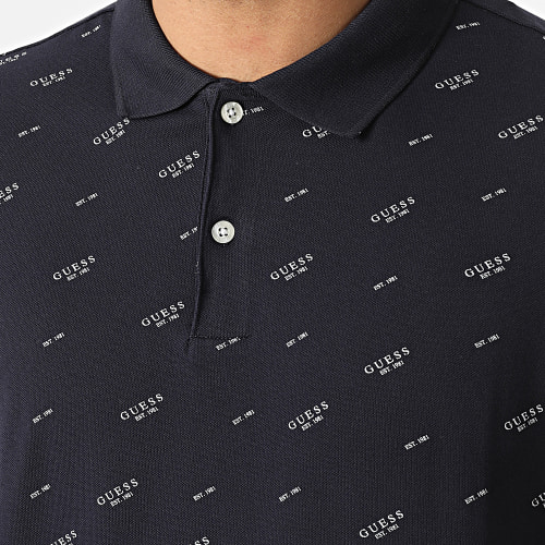 Polo Manches Courtes M2RP01-K7O61 Bleu Marine