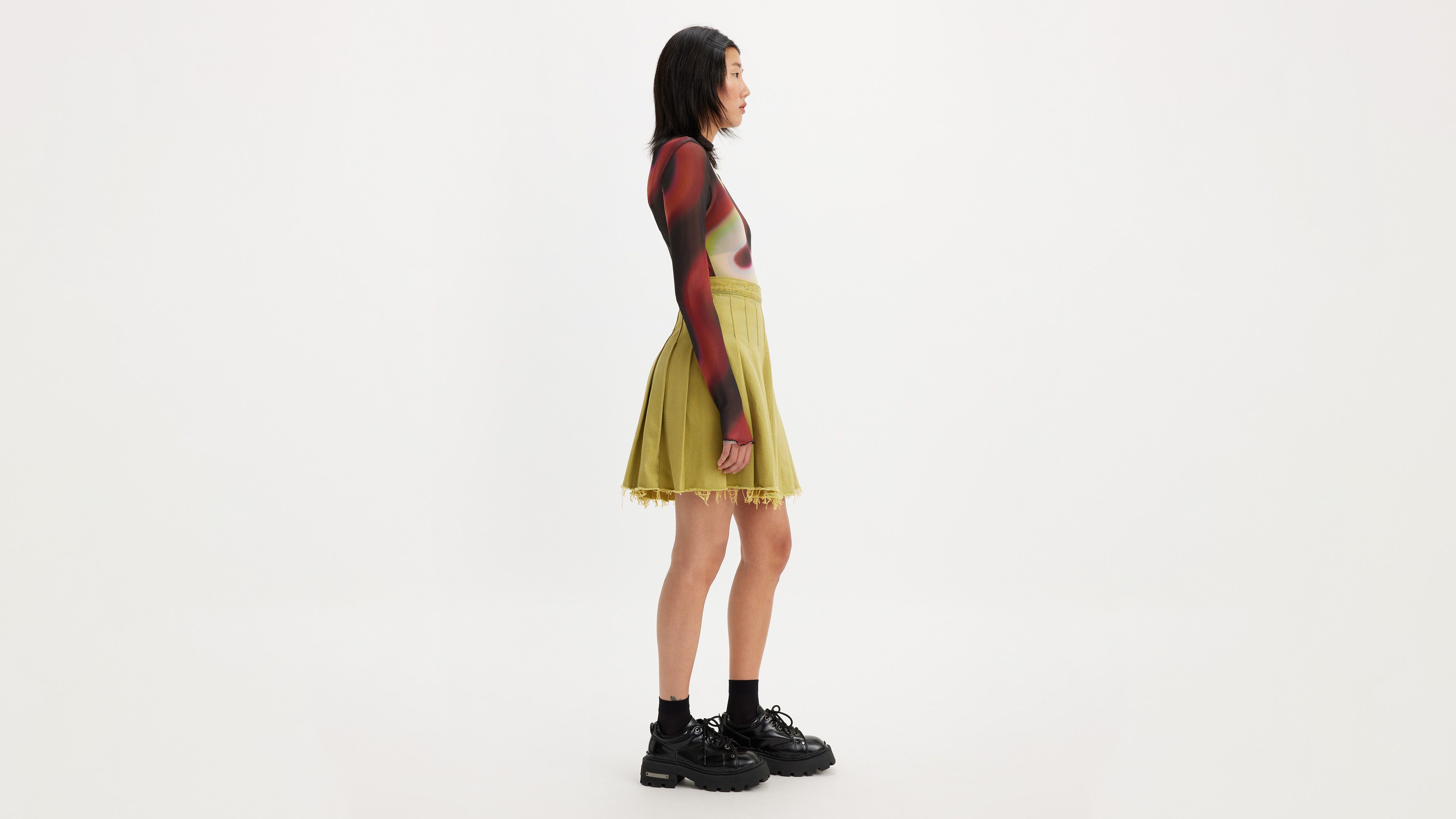 Jupe Levi's® x Barbie Ferreira - The Candy Shop - Jaune