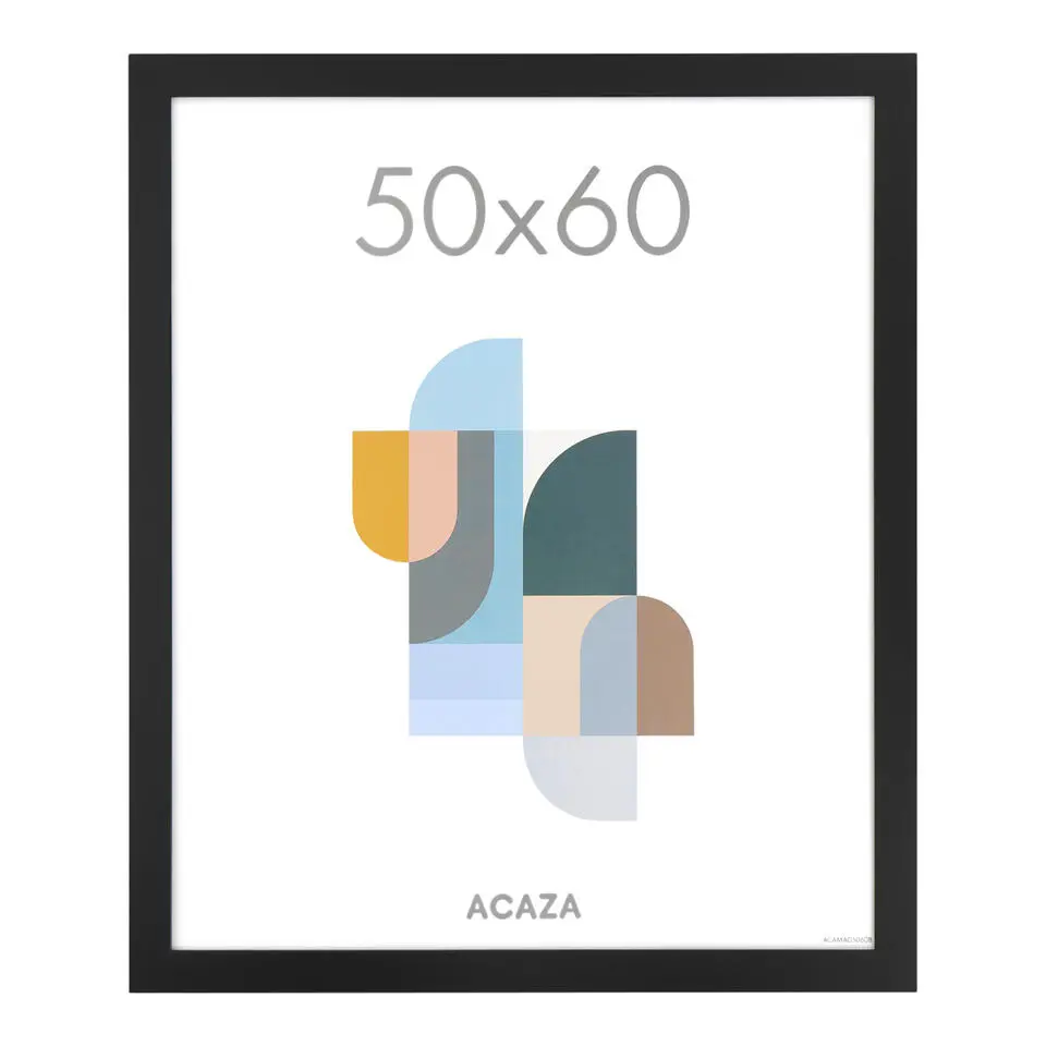 Fotokader - Fotolijst - Wissellijst - 50x60 cm - MDF - Zwart
