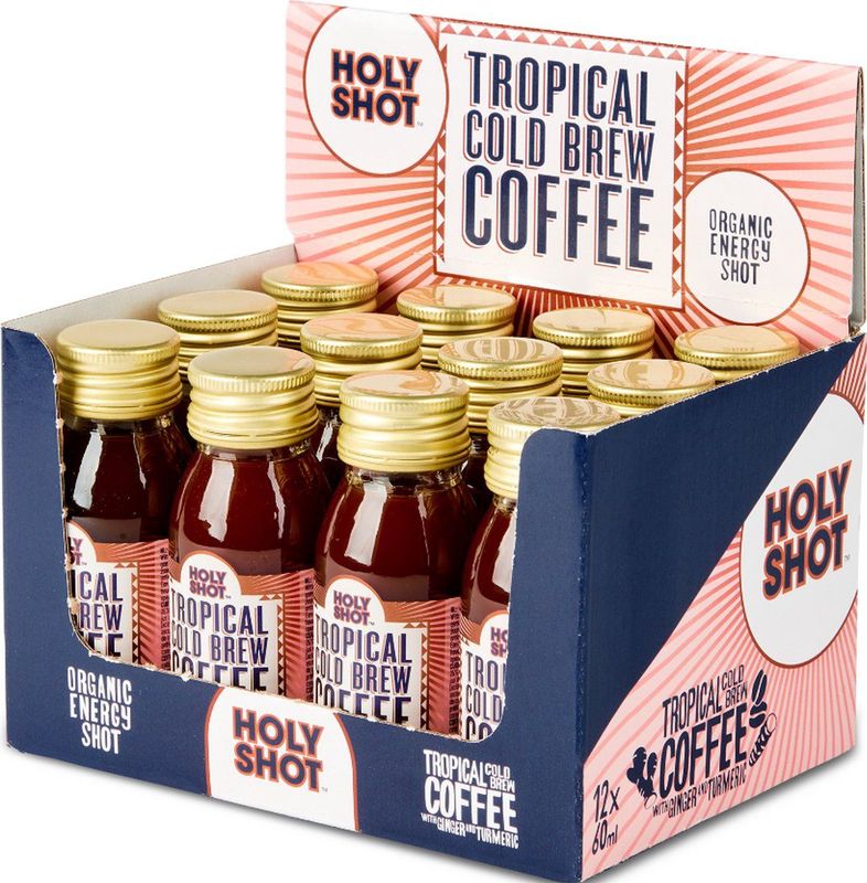 Holy Shot - Tropical Cold Brew Coffee - 12 Stuks - 12 x 60 ml