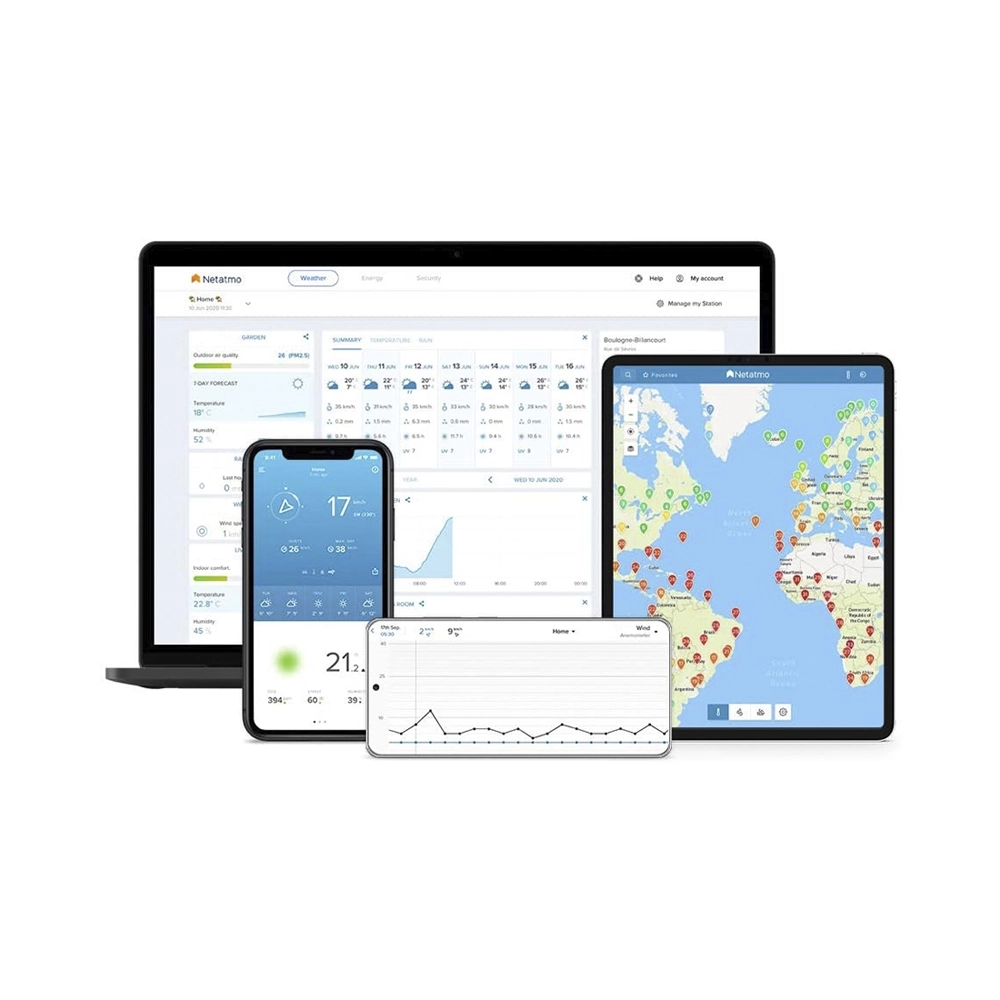 Netatmo zusätzliches Smartes Innenmodul silber