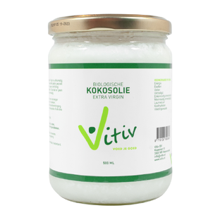 Vitiv Biologische Kokosolie Extra Virgin 500ML