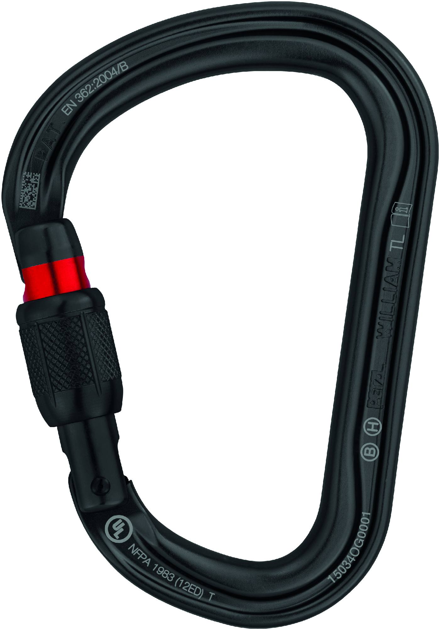 Petzl William Screw-Lock black