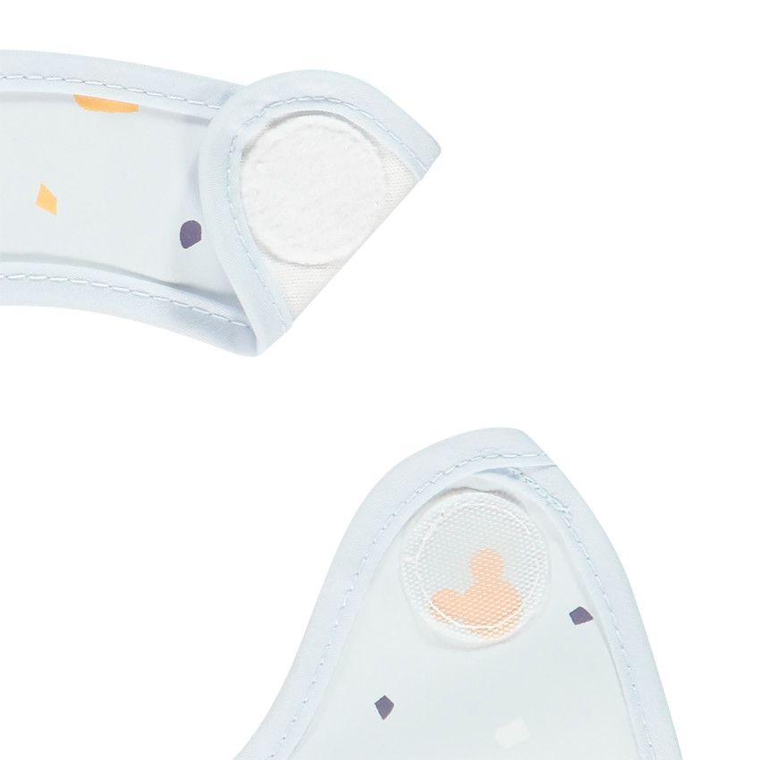 Bavoir plastifié à scratch Disney Mickey - Bleu
