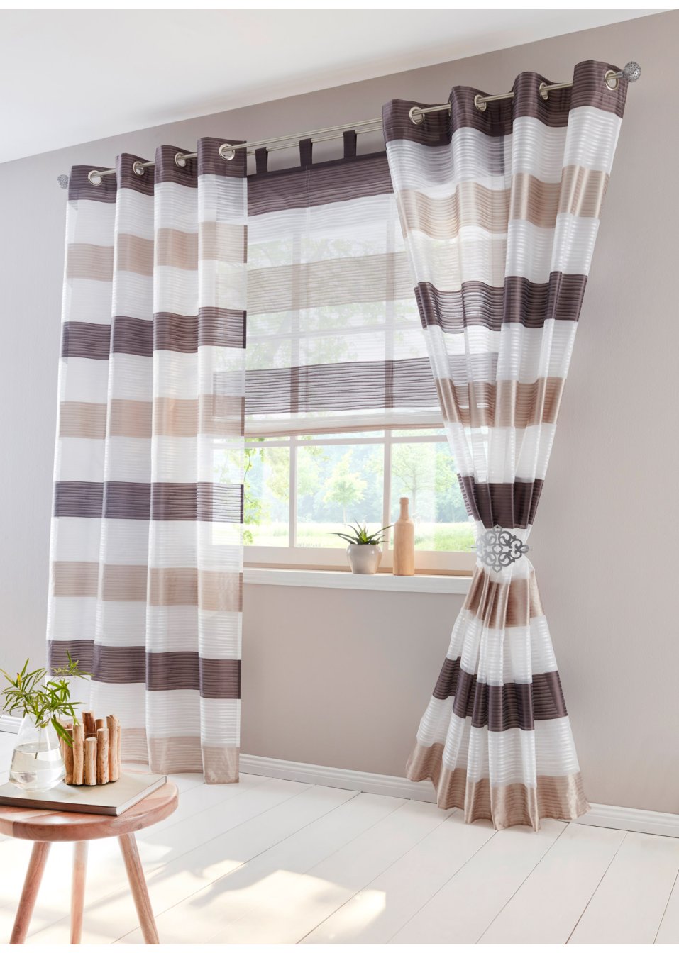 Store bateau rayures horizontales