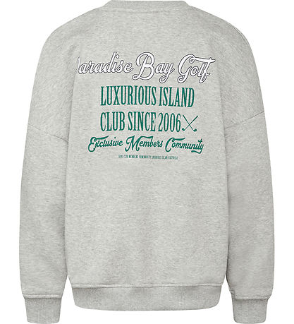 Grønt Sweatshirt - Olhao - Nature Melange