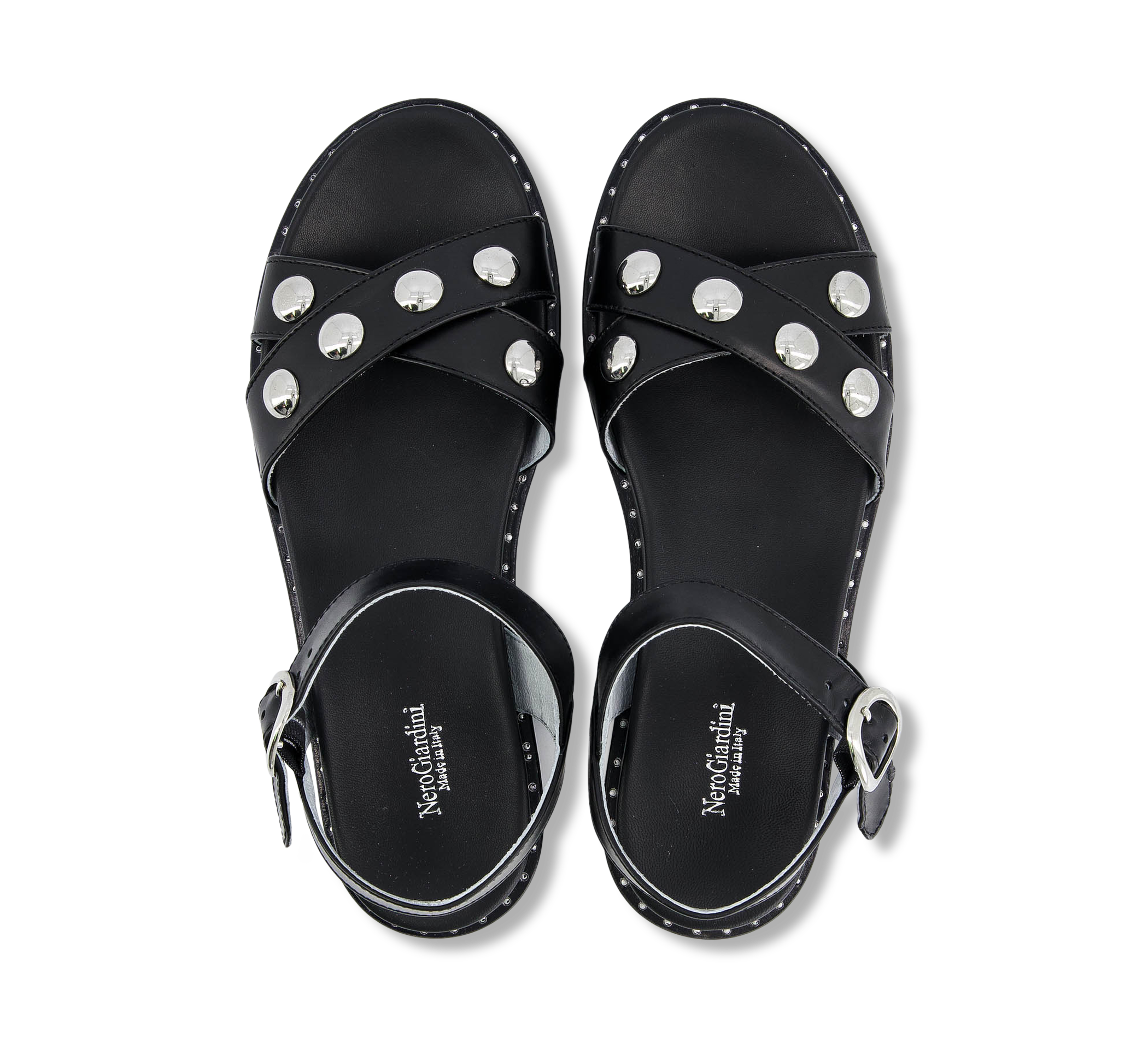 Nero Giardini Riemchensandalen schwarz