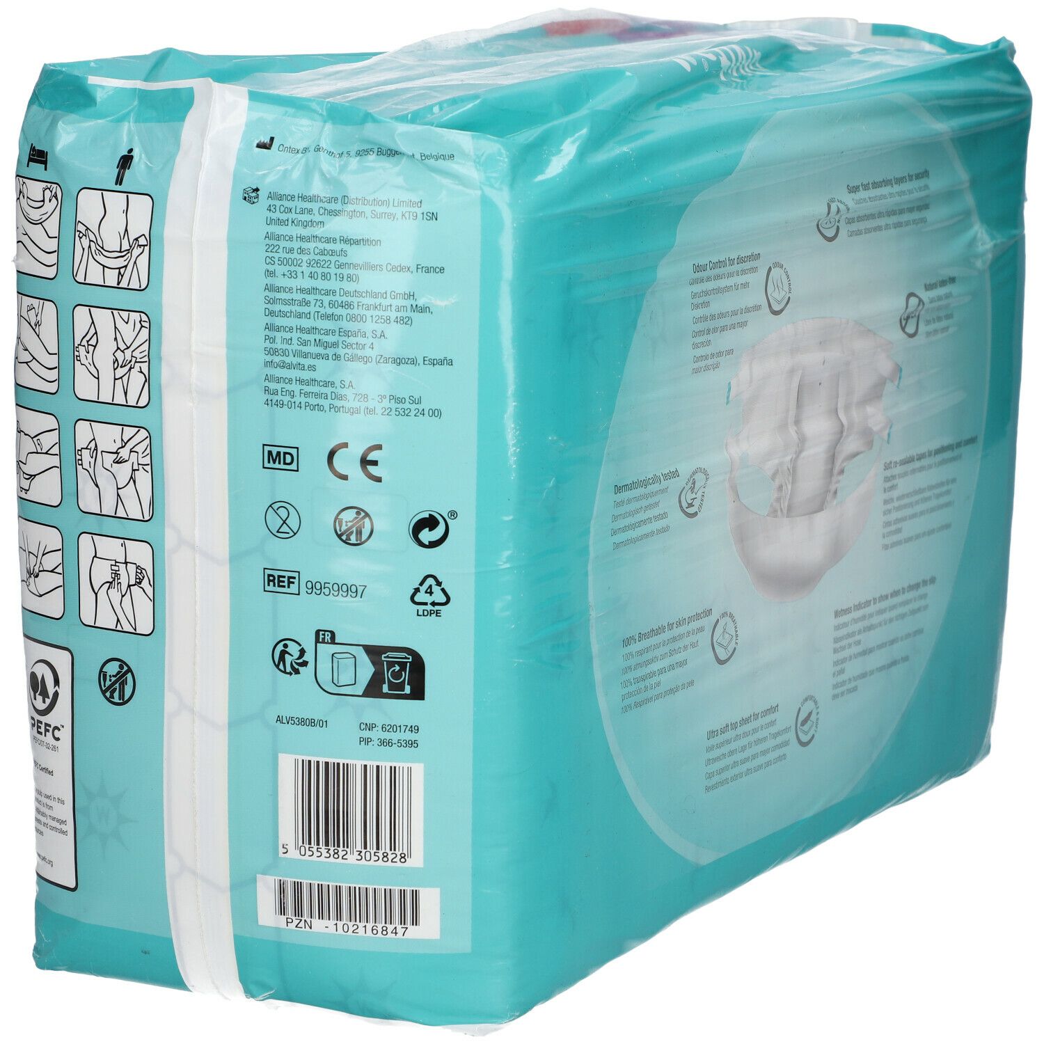 alvita® All-in-One Inkontinenzhosen Maxi Medium Nacht