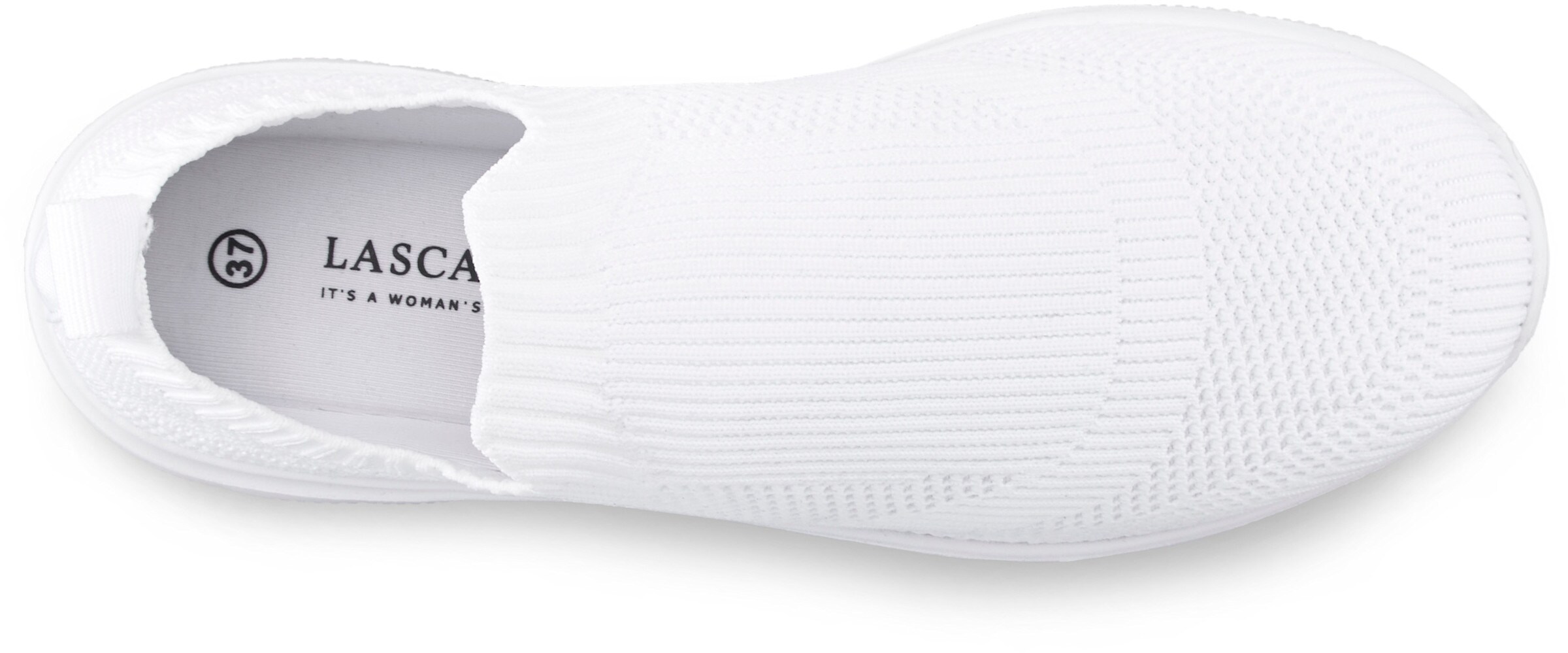 LASCANA Sneaker in weiß