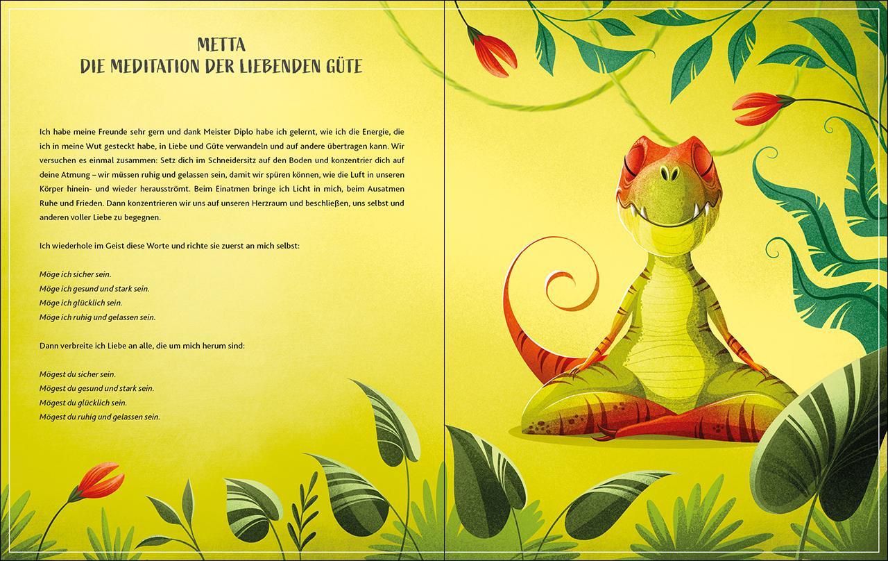 Kinder-Yoga für kleine Dinos