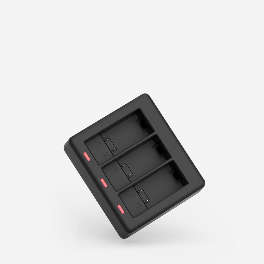 GoPro Hero 9 3-fach USB Akku Ladegerät - Schwarz