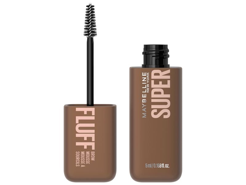 Maybelline Augenbrauen-Gel Super Fluff Brow Mousse 255 Soft Augenbrauen-Mousse verleiht ein super natürliches Volumen mit Flausch-Effekt