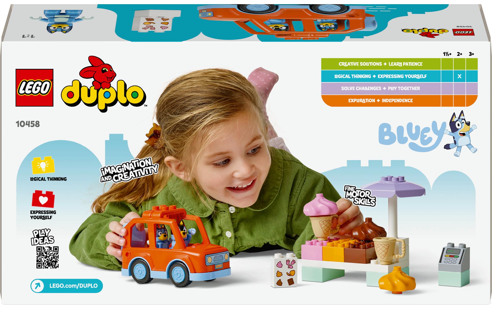 DUPLO® Ausflug zur Eisdiele mit Bluey 10458Bluey-Set für Kleinkinder